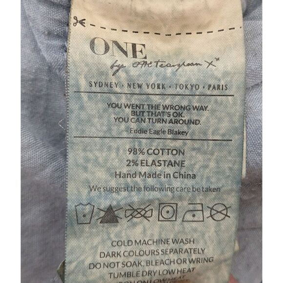 OneTeaspoon Women's Ankle Zip Low Rise Skinny Fit Jeans Dark Wash Blue Size 27 - Picture 7 of 7